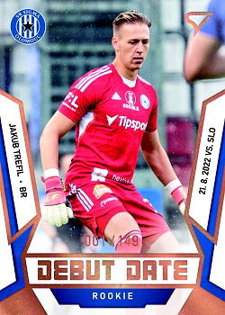 Jakub Trefil Sigma Olomouc SportZoo FORTUNA:LIGA 2022/23 2. serie Debut Date Rookie /149 #DR-11